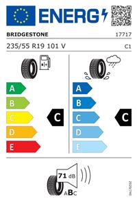 Efficiency label - BRIDGESTONE, ALENZA 001 235/55 R19